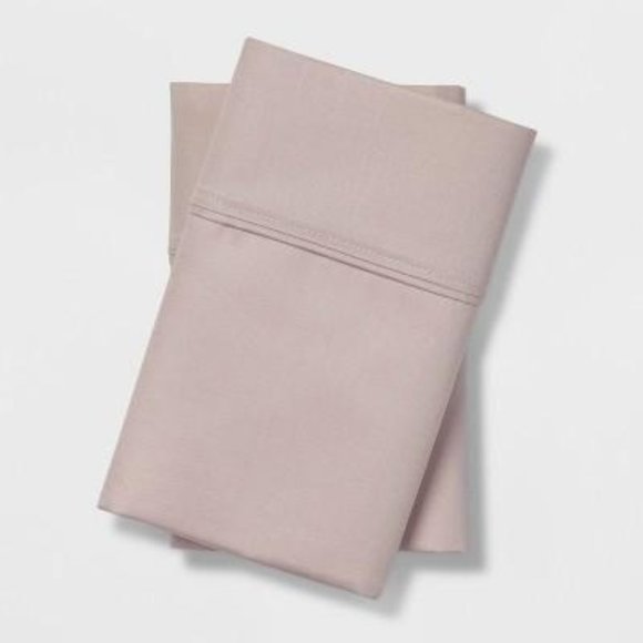 Threshold Other - NWT Soft Petal Pink Solid Performance Pillowcase S